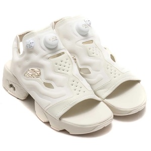 ☆Reebok WMNS INSTAPUMP FURY SANDAL 淡白/生成り/薄灰 28.0cm リーボック ウィメンズ インスタポンプ フューリー サンダル GW4828