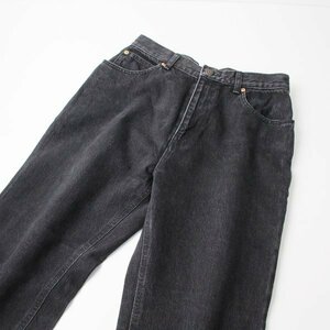 SERGE de bleu サージ STACKS BLACK FADE デニムパンツ 26/ブラック ボトムス【2400013367035】