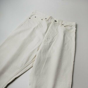  beautiful goods YLEVEire-vu cotton white Denim pants 2/ eggshell white bottoms [2400013367028]
