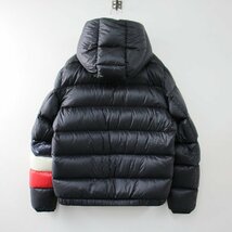 国内 JPタグ MONCLER モンクレール WILLM ダウンジャケット 3//ブラック ナイロン メンズ フード ウィルム トリコロール【2400013390477】_画像3