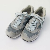 New Balance ニューバランス M1400SB スエード スニーカー 23cm/グレー （スティールブルー）【2400013401371】_画像2