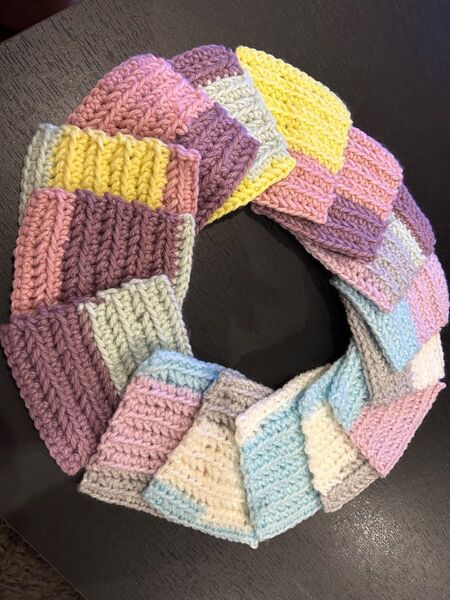 アクリルたわし 18枚セット!ハンドメイド かぎ針編み