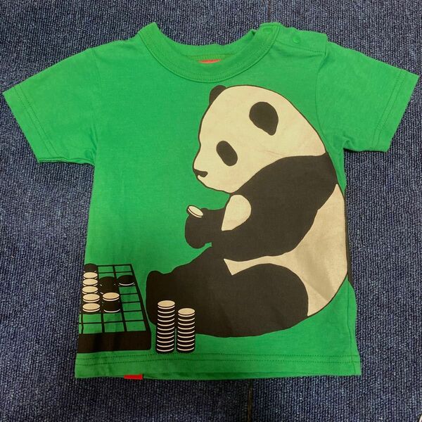【未使用】値下げ！オジコ OJICO キッズ 半袖Tシャツ「REVERSI」（リバーシ）2Aサイズ(75〜85)カラー/グリーン
