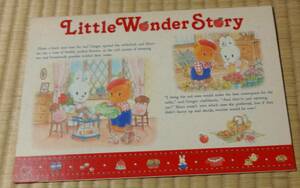 ★当時物（昭和後期）、サンリオ、Little Wonder Story（リトルワンダーストーリー）の可愛いノート、自宅保管品★