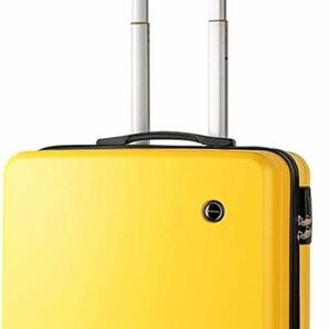 スーツケース TSAロック付き 25L 18インチ 2.5KG（イエロー）