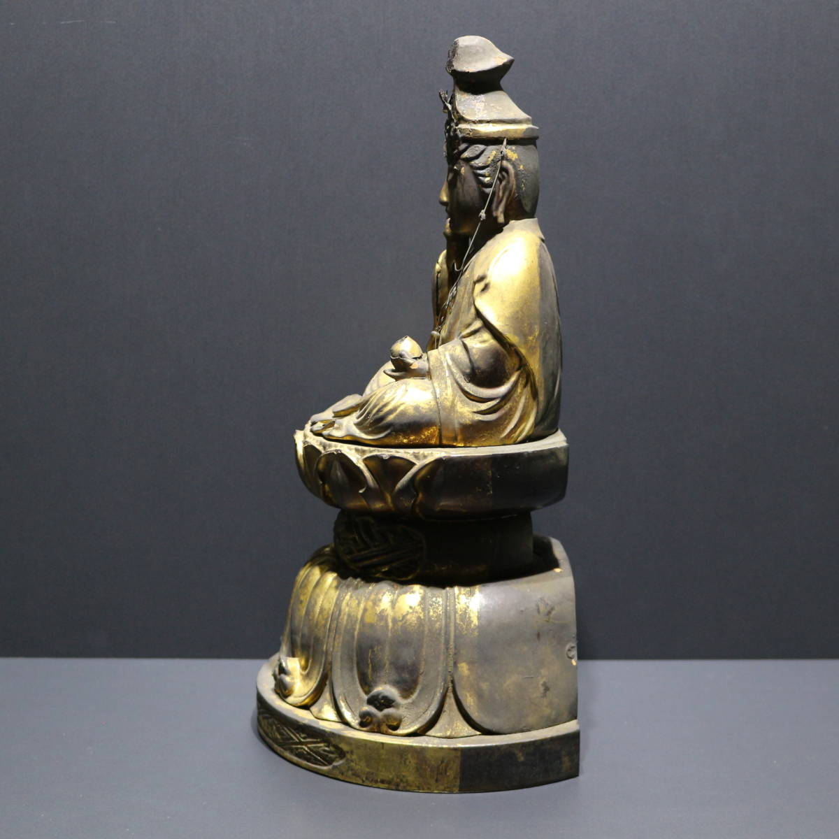 大仏 / 木彫 / 置物 / 中国美術 / 仏教美術 / 古い / 東洋彫刻 / 彫刻