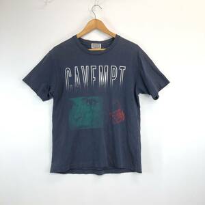 c.e cavempt 半袖Tシャツ Mサイズ 日本製 グラフィック ネイビー