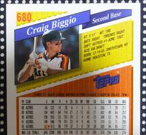 ● MLB メジャーリーグ Astros Craig Biggio topps Collectable Card アストロズ ビジオ トップス トレーディングカード 大リーグ Baseball_画像5