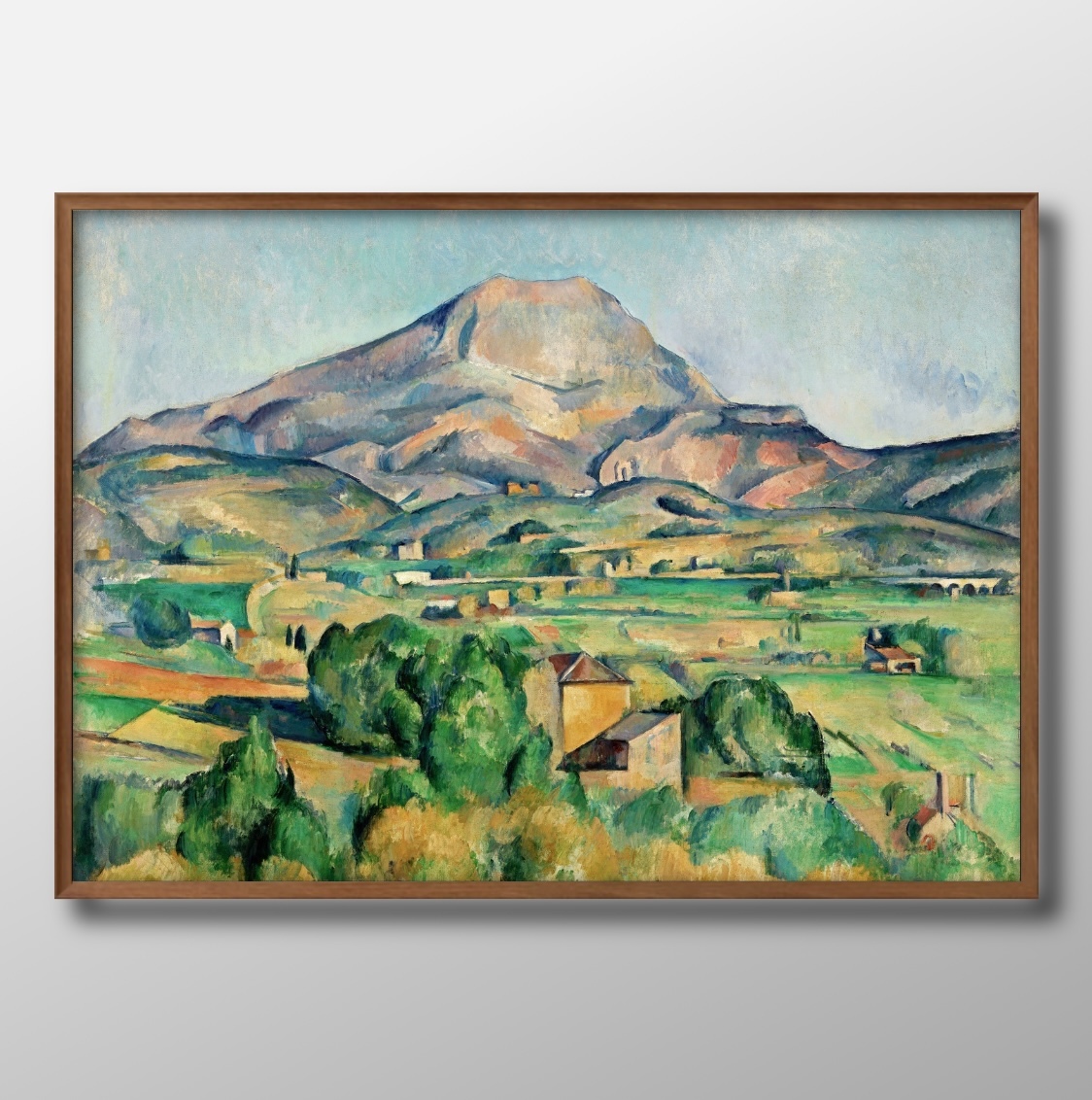 1143■Free shipping!! Art poster painting A3 size Paul Cezanne Mont Sainte-Victoire illustration Nordic matte paper, Housing, interior, others