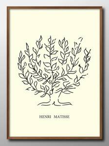 Art hand Auction 11600 ■ ¡¡Envío gratis!! Póster artístico, pintura, tamaño A3, Henri Matisse, diseño de ilustración de arbusto, papel mate nórdico, Alojamiento, interior, otros