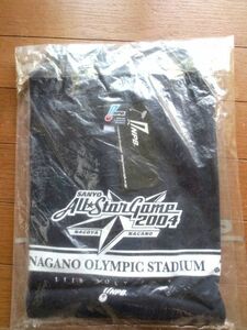 ■未使用 SANYO オールスターゲーム 2004 Tシャツ 紺色 NPB公式グッズ■サンヨー ALL Star Game 野球