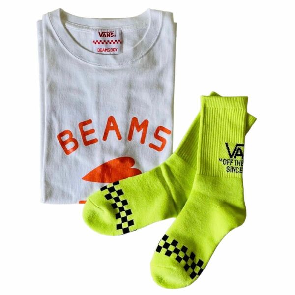 【おまけ付き】VANS × BEAMS BOY 別注 ロゴ Tシャツ　コラボ　ヴァンズ　バンズ　ビームス ボーイ　セット【美品】