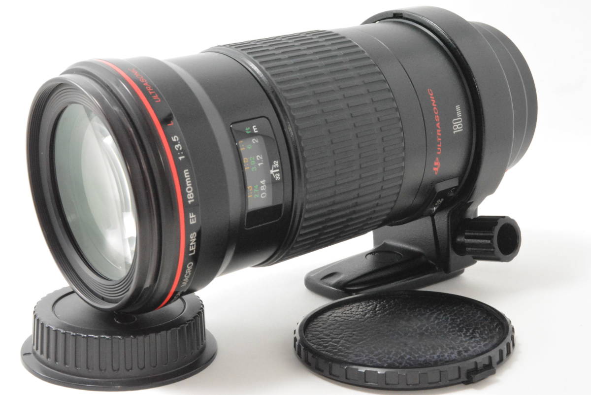 超上美品【レンズプロテクター&三脚座付属】《Canon》キャノンEF100mm