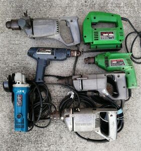 マキタ　リョービ　 電動工具　セット　 makita RYOBI 電気ドリル　ジグソー　グラインダー　ドライバー