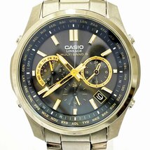 【1円スタート】CASIO カシオ LIW-M610TDS LINEAGE リニエージ チタン 電波ソーラー メンズ腕時計 176299_画像2