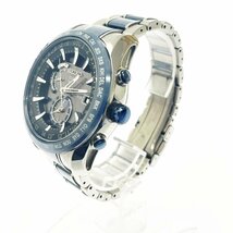 【1円スタート】【箱付き】SEIKO セイコー 7X52-0AF0 アストロン チタン ネイビー文字盤 ソーラー電波 メンズ腕時計 172957_画像3