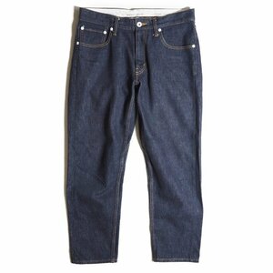 M0620f57　■UNIVERSAL PRODUCTS ユニバーサルプロダクツ■　EVER RIGID TAPERED DENIM PANTS デニムパンツ ブルー S シーズンレス