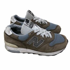 AH690 USA製 newbalance ニューバランス M1400 メンズ スニーカー US5 23cm ブラウン グレーの画像3