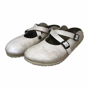 AJ427 birkis ビルキー birkenstock ユニセックスサンダル 25cm ホワイト