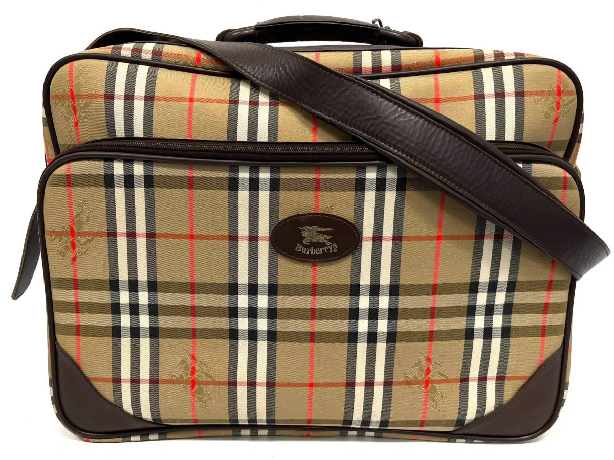 デッドストック品！廃盤！】Burberry ノヴァチェック柄 キャリーケース-