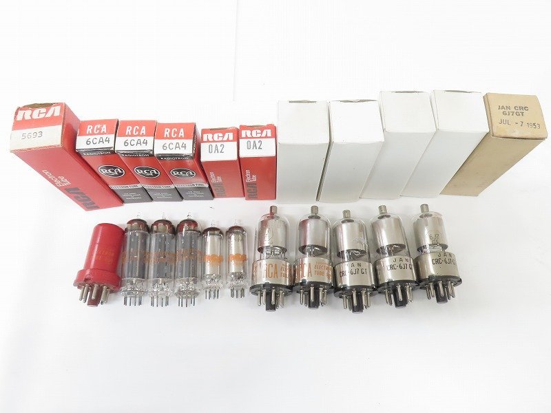□□RCA 5693/6CA4/OA2/6J7GT/CRC-6J7GT 真空管11本□□230605109Jm