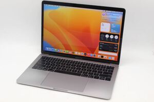 中古 2K対応 13.3型 Apple MacBook Pro A1708 Mid-2017 グレー macOS Ventura(正規Win11追加可) 七代 i5-7360U 16GB NVMe 256GB-SSD