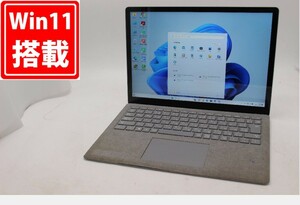 訳有 フルHD タッチ 13.5型 Microsoft Surface Laptop Windows11 七世代 i5-7300U 8GB NVMe 256GB-SSD カメラ 無線 Office付 中古パソコン