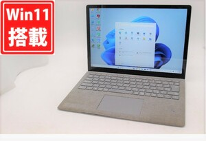 訳有 フルHD タッチ 13.5型 Microsoft Surface Laptop Windows11 七世代 i5-7300U 8GB NVMe 256GB-SSD カメラ 無線 Office付 中古パソコン