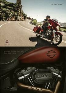 ハーレーダビッドソン Harley Davidson 欧州版 カタログ 2017年と2018年分厚い豪華版ラインナップカタログ２冊まとめて 