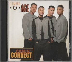 中古CD■R&B/SOUL■COMING OF AGE／Comin' Correct／1995年／TQ在籍■A Few Good Men, Troop, III Frum Tha Soul, Groove U, Shomari