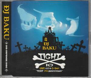 中古CD■HIPHOP■MIX CD／DJ BAKU／Tight 10■DJ Yas, DJ Quietstorm, DJ Krush, DJ Kensei, DJ Kiyo, DJ Dye, DJ Klock, 刃頭, 漢