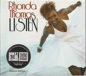 新古CD■R&B/SOUL■RHONDA THOMAS／Listen (Deluxe Edition)／2011年■Isaac Hayes, Deniece Williams, Chaka Khan, Phyllis Hyman