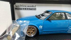 ☆WEB限定モデル☆IG3027☆1/18 PANDEM GT-R (BCNR33) Blue With Skate Board☆R33☆イグニッションモデル☆