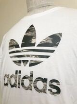 【新品】 adidas originals CAMO TREFOIL TEE アディダス オリジナルス カモフラージュ トレフォイル Tシャツ サイズXO 半袖 白 GH7805_画像10