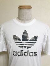 【新品】 adidas originals CAMO TREFOIL TEE アディダス オリジナルス カモフラージュ トレフォイル Tシャツ サイズXO 半袖 白 GH7805_画像3