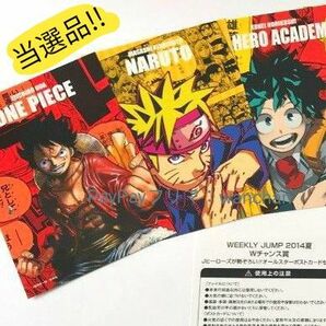 週刊少年ジャンプ 2014年 ポストカードセット 特製ケース 抽プレ 当選品