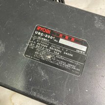 中古●RYOBI/リョービ● 純正インパクトドリル バッテリー 充電器 UBC-200 12V B-1220F1付_画像4