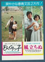 チラシ■1976年【風立ちぬ/どんぐりっ子】[ B ランク ] 併映用/若杉光夫 堀辰雄 山口百恵 三浦友和 芦田伸介/西河克己 由起しげ子 森昌子_画像1