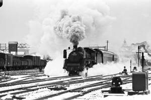 飾って楽しむ鉄道写真（去りゆく蒸気機関車：筑豊本線 ） NO.63230020「C5552」