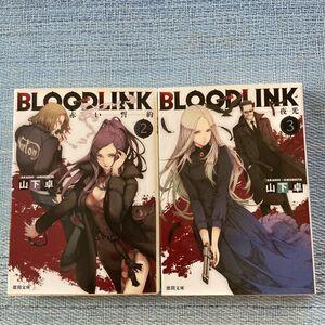 「BLOODLINK 2 、3」2冊セット山下 卓#山下卓 #山下_卓 #本 #日本文学／小説・物語