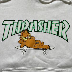 スラッシャー ガーフィールド コラボパーカー THRASHER×GARFIELD スウェットパーカ Thrasher ニコロデオン nickelodeon garfield