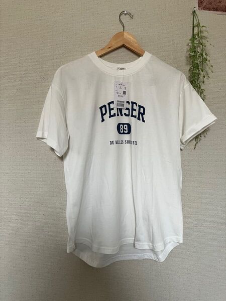 ロゴTシャツ　タグ付き　ロンT チュニック