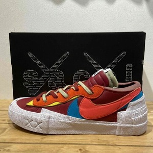 NIKE × SACAI × KAWS 2021 BLAZER LOW TEAM RED 28cm DM7901-600 ナイキ サカイ カウズ ブレザーローチームレッド