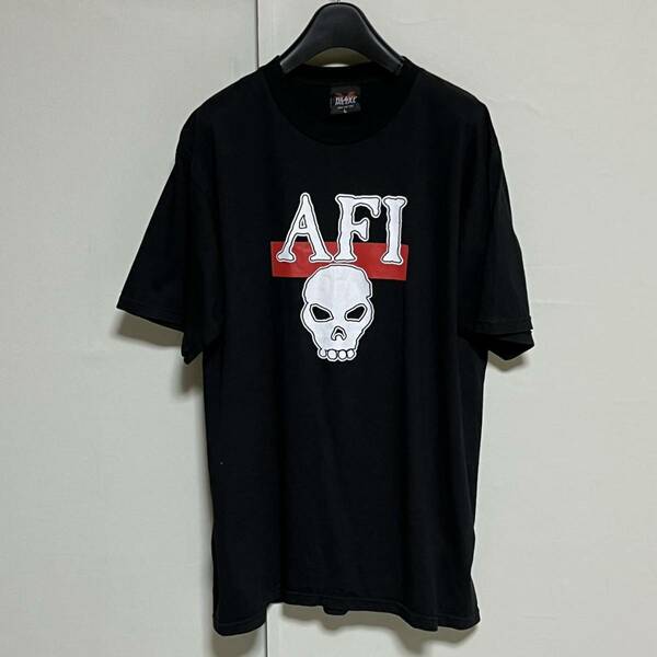 イーストベイ バードコア バンド AFI Tシャツ 黒 L 美品 管理B1437