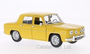 1/24 ルノー ゴルディーニ 黄色 白 イエロー ホワイト Renault R8 Gordini yellow white Welly 60サイズ