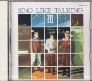SING LIKE TALKING / シング ライク トーキング / Ⅲ /中古CD!!65528