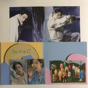 SEVENTEEN ミンギュ 4th Album Repackage SECTOR 17' COMPACT Ver. フォトブックトレカ 2枚 コンプ 検) セブチ CD未再生