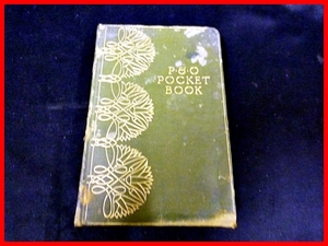 ★P&O POCKET BOOK★1908年★旅行案内