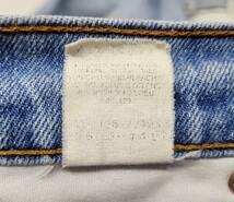 ～90s USA製 levi's 505 w30 ヒゲ落ち クラッシュデニム 90年代 アメリカ製 アメリカ古着 ビンテージジーンズ　雰囲気系 グランジ_画像10