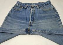 80s～ USA製 内股シングル levi's 501 実寸 w31 程度 ヒゲ落ち 80年代 アメリカ製 544 ビンテージジーンズ_画像5